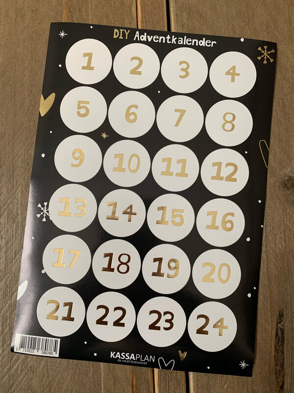 Adventskalenderstickers