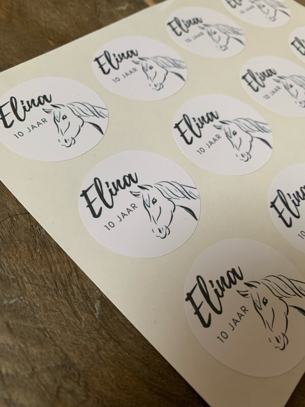 Sluitsticker Paard