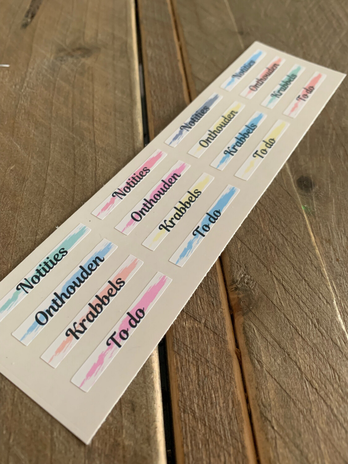A5 Rechthoekige stickers