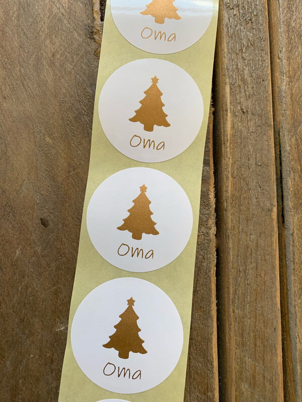 Sticker Kerstboom