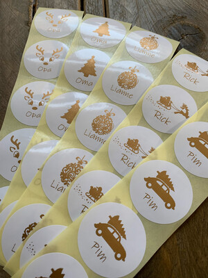 Stickers met naam