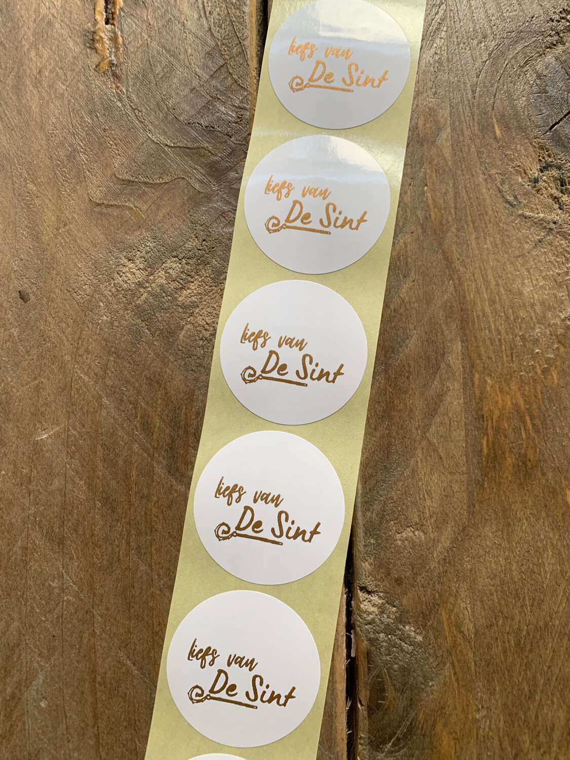 Cadeausticker Liefs van de Sint