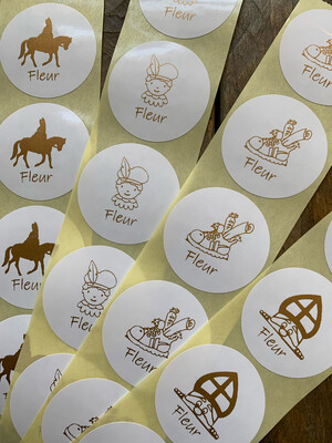 Stickers met naam