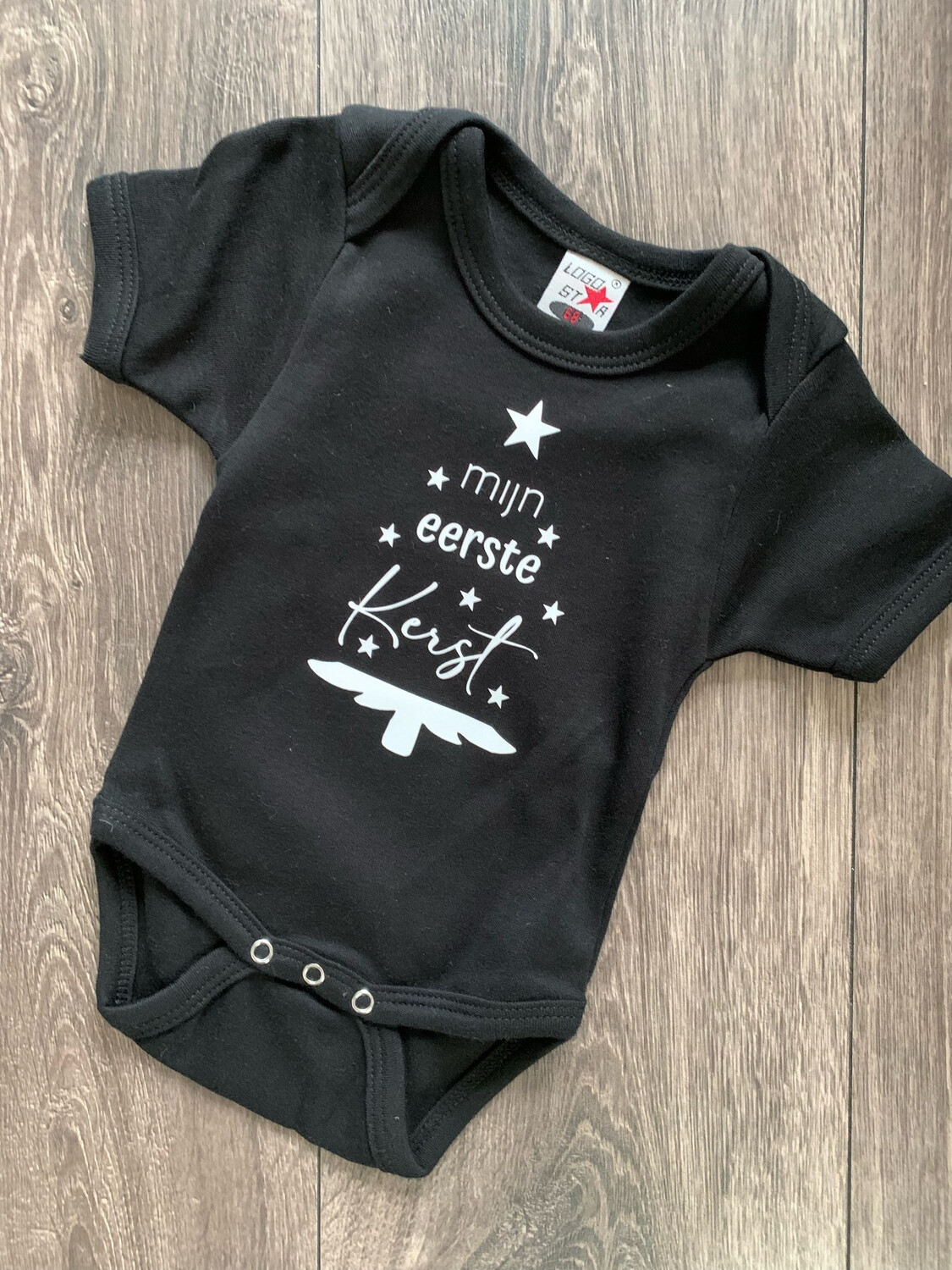 Romper Kerst zwart