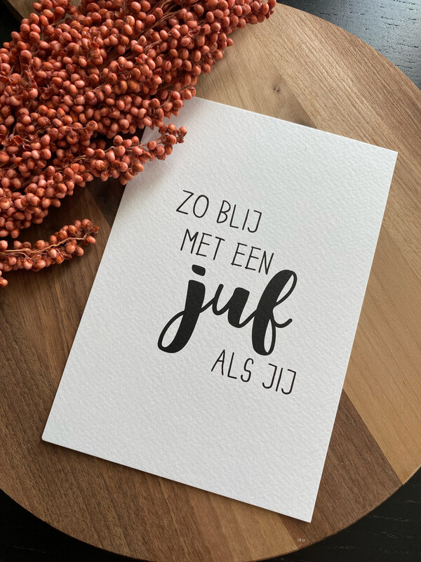 Stickerjuf: Zo blij met een juf als jij