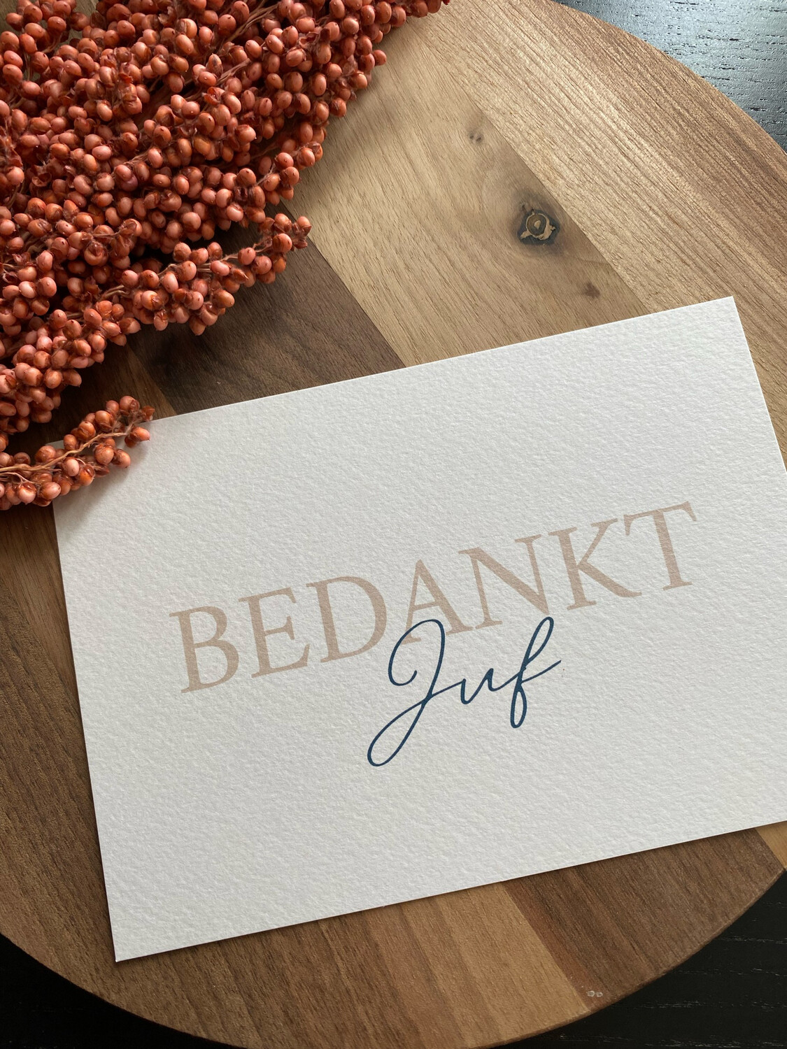 Stickerjuf: Bedankt juf