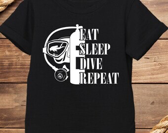 Eat Sleep Dive Repeat Shirt