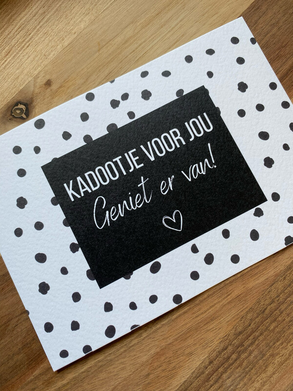 Stickerjuf: kadootje voor jou