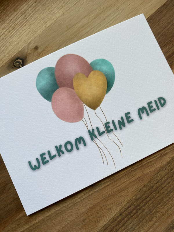Stickerjuf: Welkom kleine meid