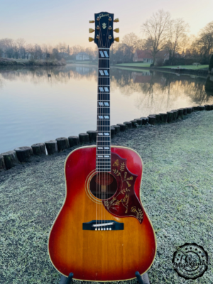 _1963 Gibson Hummingbird with cherry sunburst finish (SOLD)