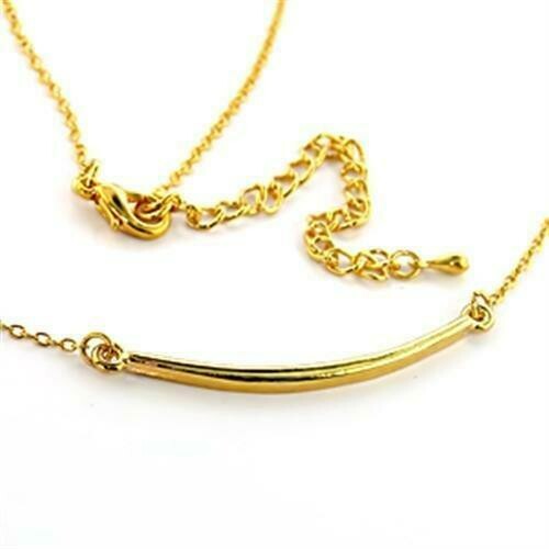 LO310 - Gold Brass Pendant with No Stone