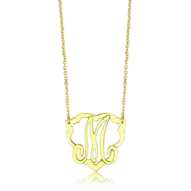 LO4688 - Flash Gold Brass Necklace with No Stone