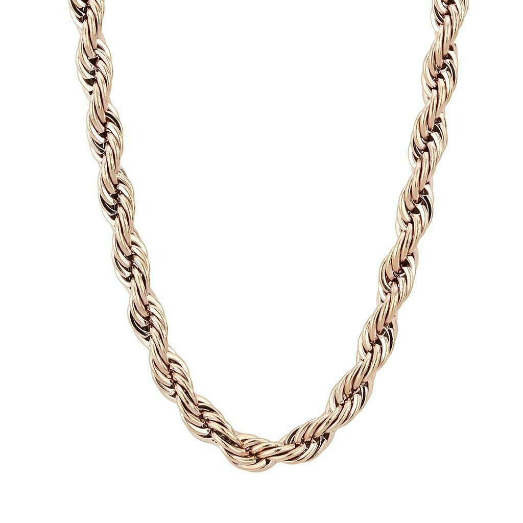 TK2434R - IP Rose Gold(Ion Plating) Stainless Steel Chain with No Stone