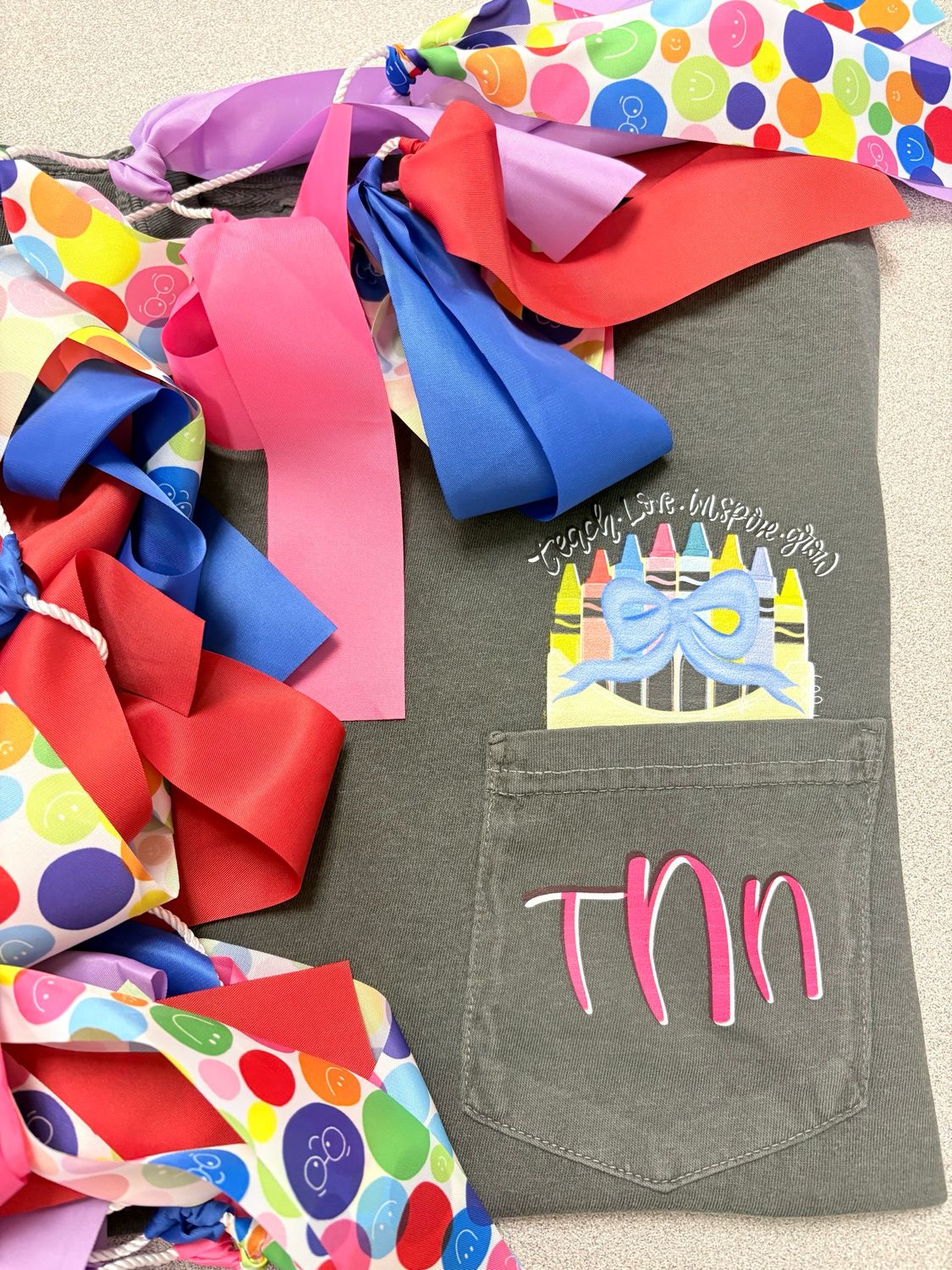 Teacher Pocket Monogram