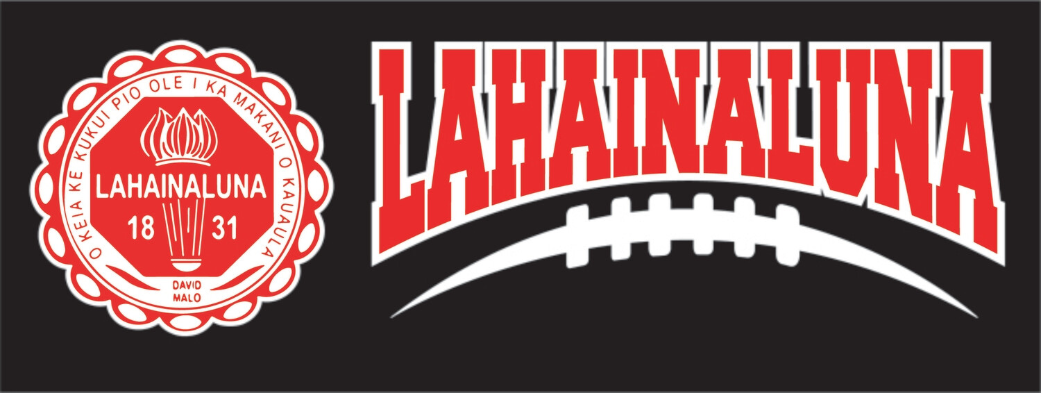 Lahainaluna Athletics Sticker Black