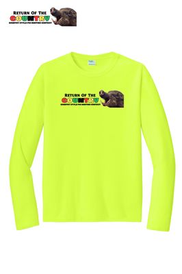 Safety yellow long sleeve dri fit tee