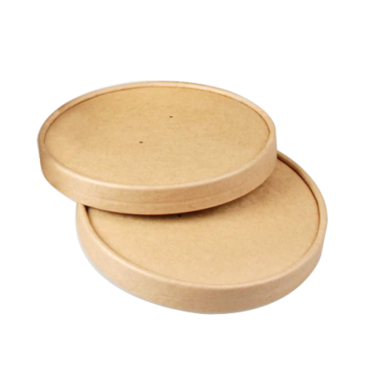 BIO Kraft/PLA Lid Φ150mm for Salad Bowl 500, 750 & 1000ml
