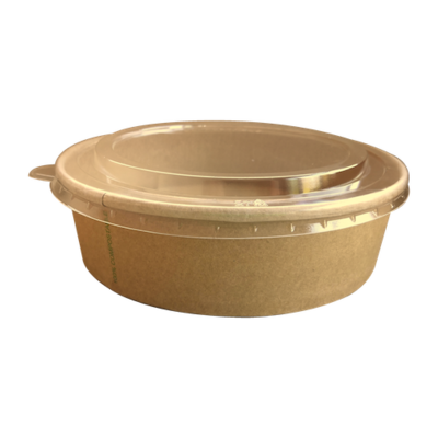 BIO Kraft/PLA Salad Bowl 900ml