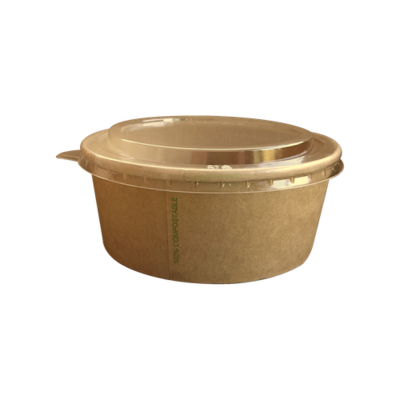 BIO Kraft/PLA Salad Bowl 750ml