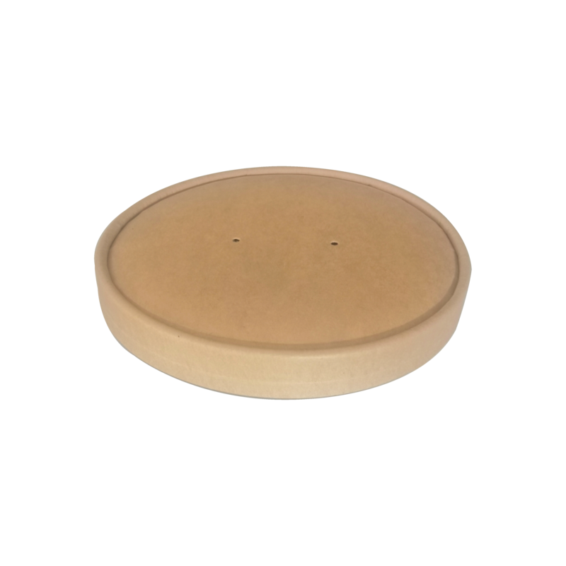 BIO Kraft/PLA Lid Φ150mm for Salad Bowl 500, 750 & 1000ml