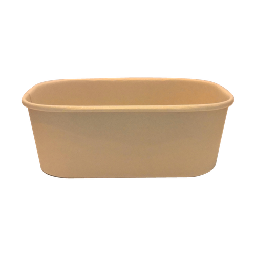 Rectangular Microwave Kraft Container 750ml
