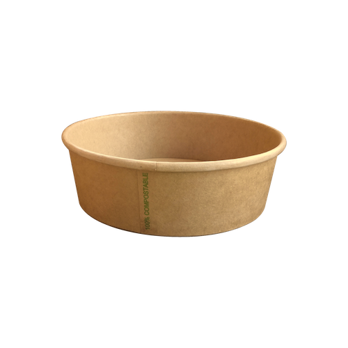 BIO Kraft/PLA Salad Bowl 500ml
