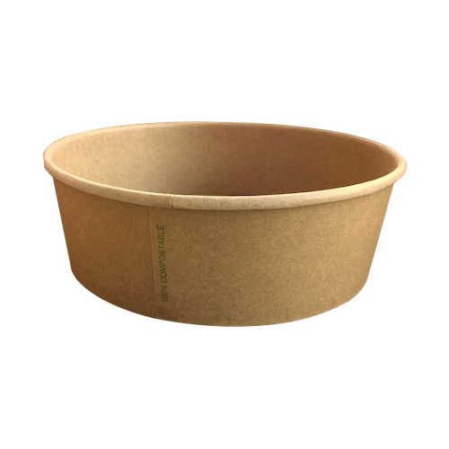 BIO Kraft/PLA Saladebakje 1100ml
