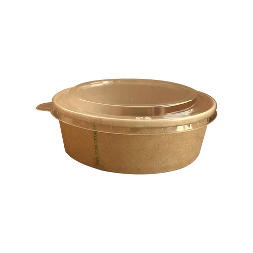 BIO Kraft/PLA Salad Bowl 500ml