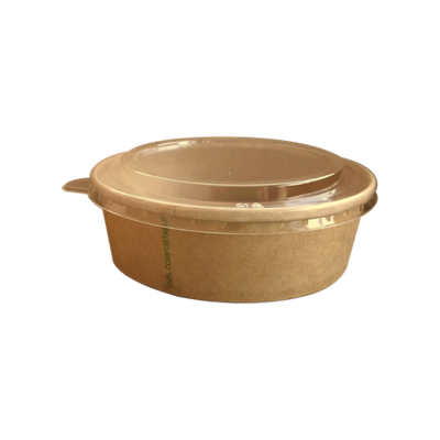 BIO Kraft/PLA Salad Bowl 500ml