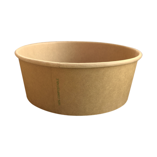 BIO Kraft/PLA Salad Bowl 1300ml