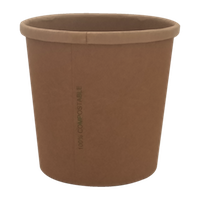BIO Kraft/PLA Soepbeker 1000ml/32oz