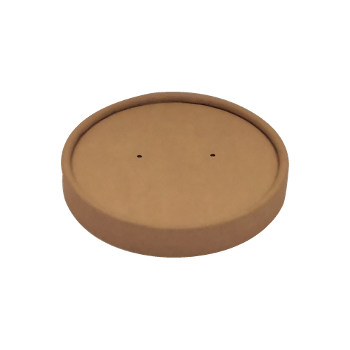 Microwave Kraft Lid Φ90mm for Soup Cup 240ml/8oz & 360ml/12oz