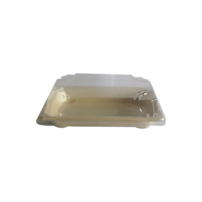 PET Lid for Sugarcane Sushi Tray 188 x 132mm（#05）