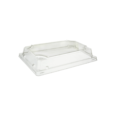 PET Lid for Sugarcane Sushi Tray 168 x 118mm（#03）