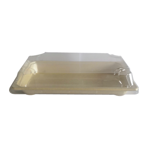 PET Lid for Sugarcane Sushi Tray 226 x 141mm（#07）