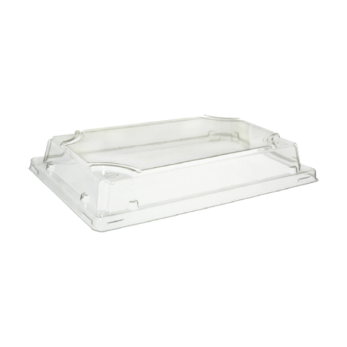 PET Lid for Sugarcane Sushi Tray 226 x 141mm（#07）
