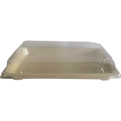 PET Lid for Sugarcane Sushi Tray 261 x 190mm（#11）