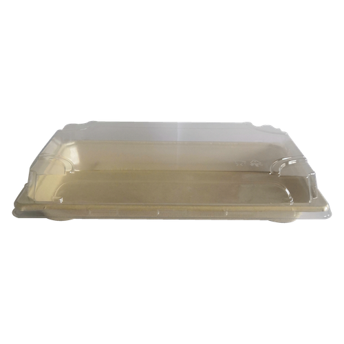 PET Lid for Sugarcane Sushi Tray 245 x 155mm（#09）