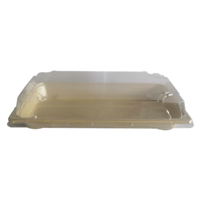PET Lid for Sugarcane Sushi Tray 245 x 155mm（#09）
