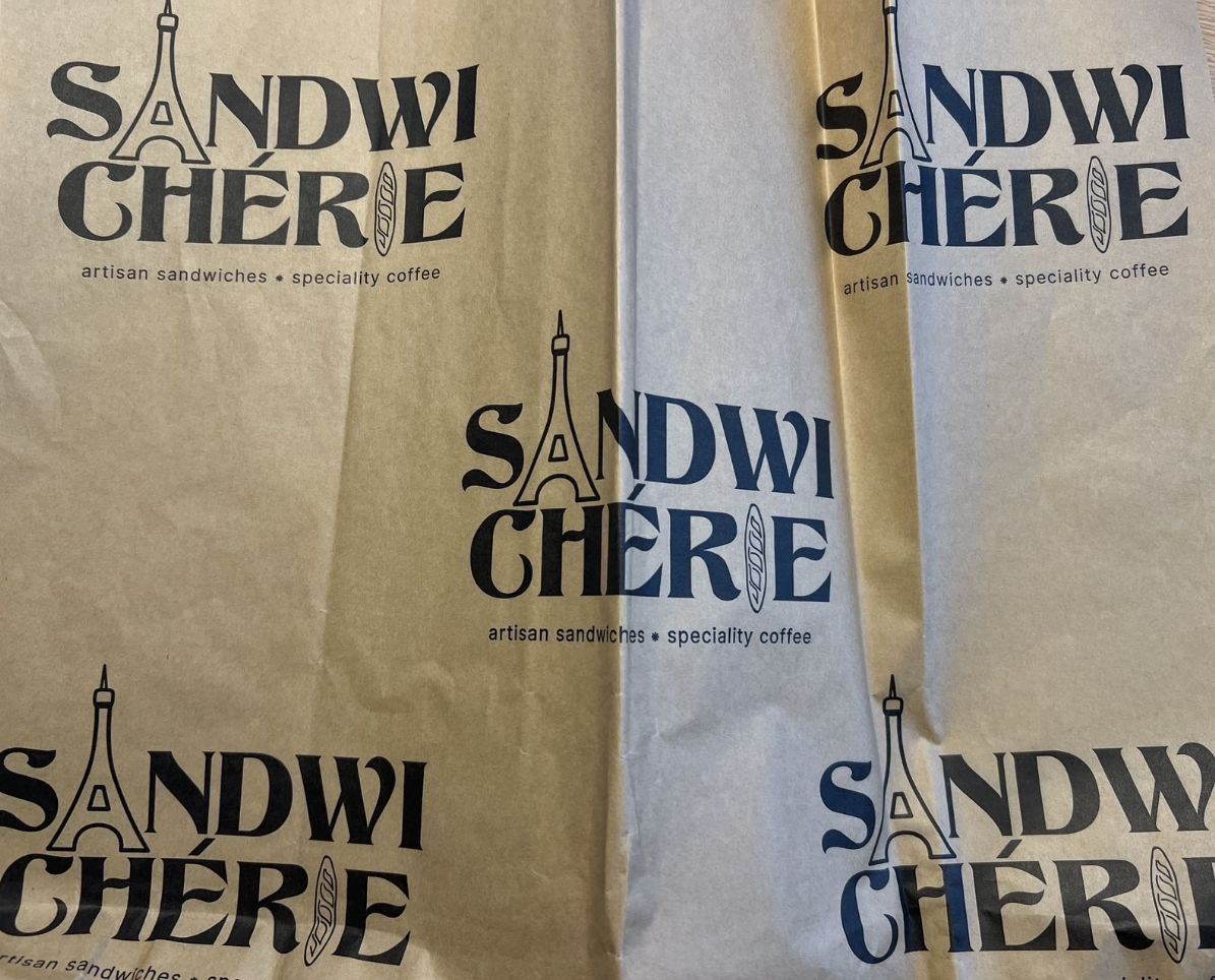 BIO Hamburgervellen Nature Kraft Sandwich-afdrukken 43x33cm bruin   (50g/m2)  2500pcs/doos