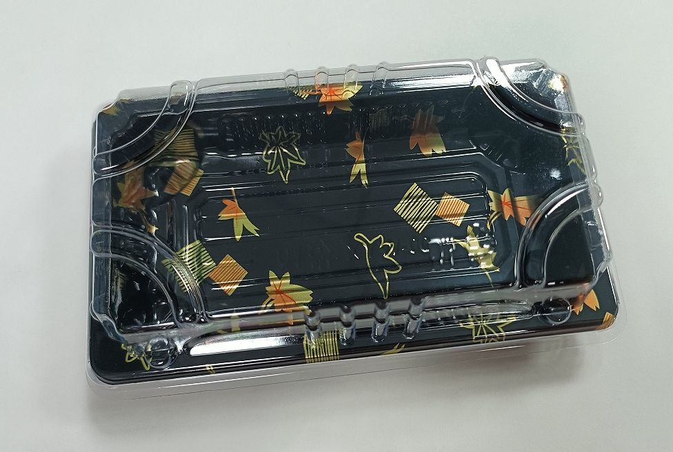 PET Sushi Tray #00 + PET Sushi deksel #00