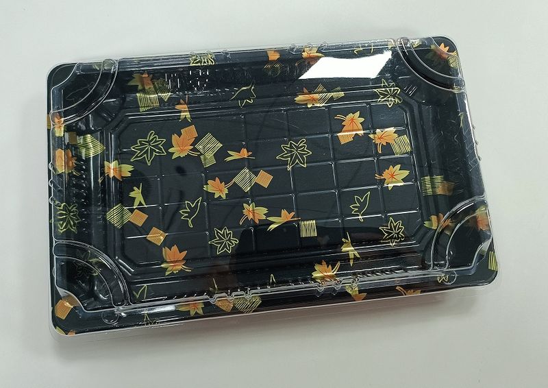 PET Sushi Tray #07 + PET Sushi deksel #07