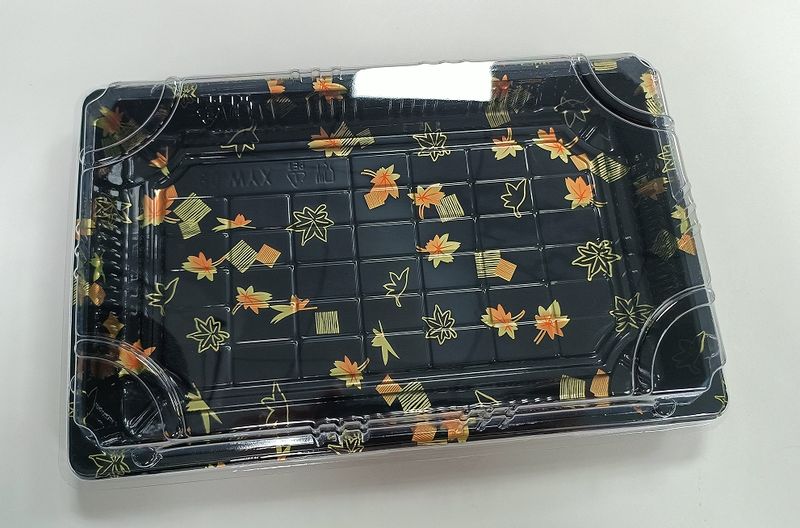 PET Sushi Tray #09 + PET Sushi deksel #09