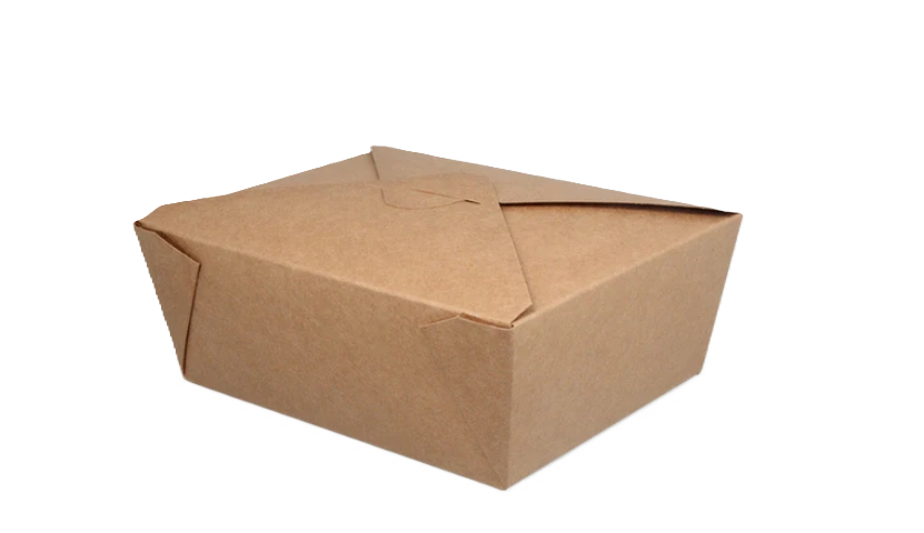 N°2 Kraft Take away box (1000ml) PE