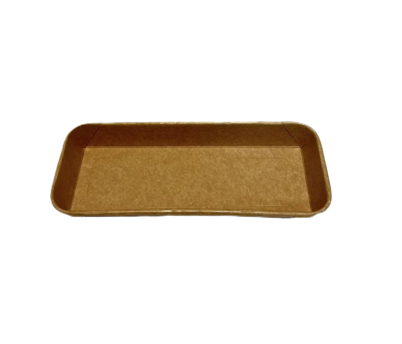 #02 kraft paper sushi/snack trays