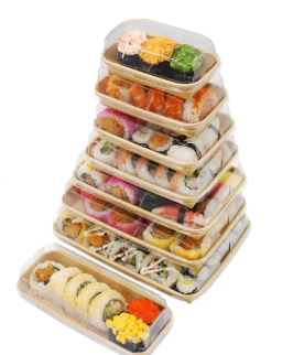 Kraftpapier Sushi/Snack Trays