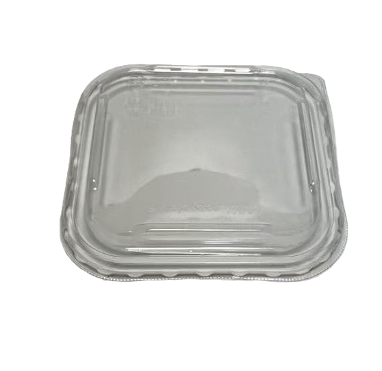 PET-deksel voor vierkante bakjes 500 ml / 650 ml (L136 mm)