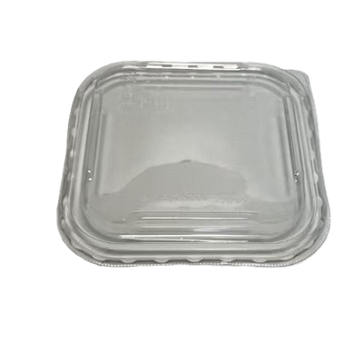 PET-deksel voor vierkante bakjes 500 ml / 650 ml (L136 mm)