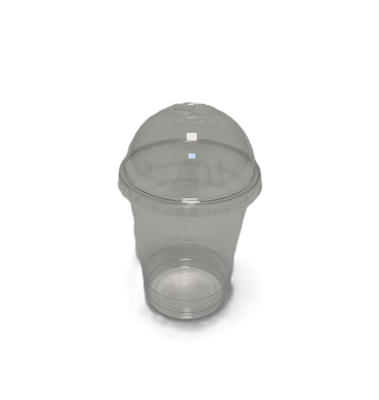 PET-deksel 95 mm koepel voor transparante beker 15 OZ