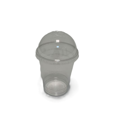 PET-deksel 95 mm koepel voor transparante beker 15 OZ